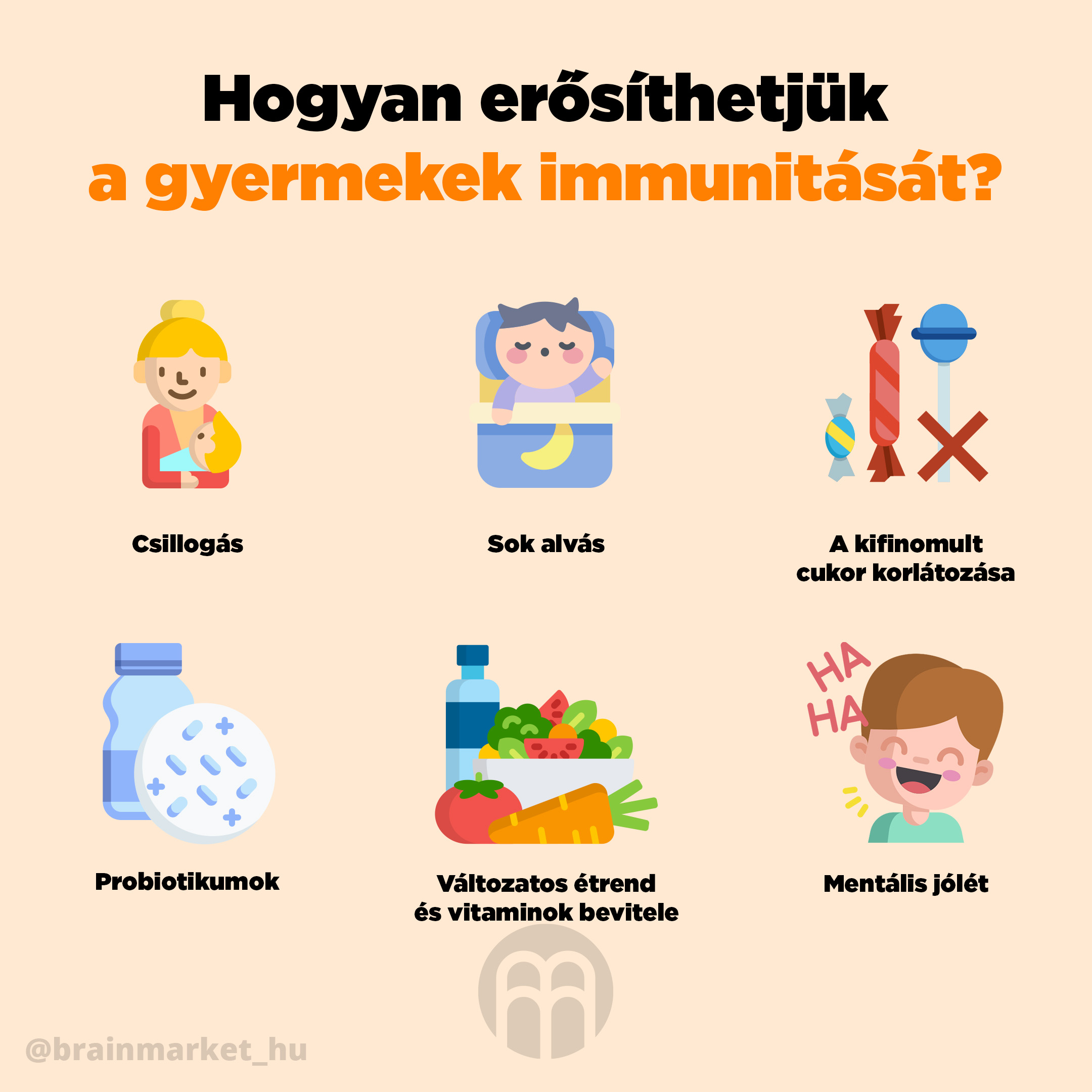 jak posílit imunitu dětí infografika brainmarket hu